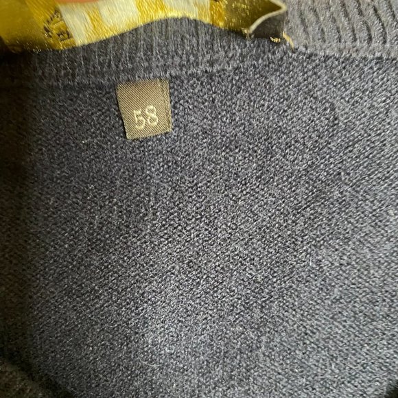 loro piana baby cashmere v-neck pullover sweater - Picture 3 of 4